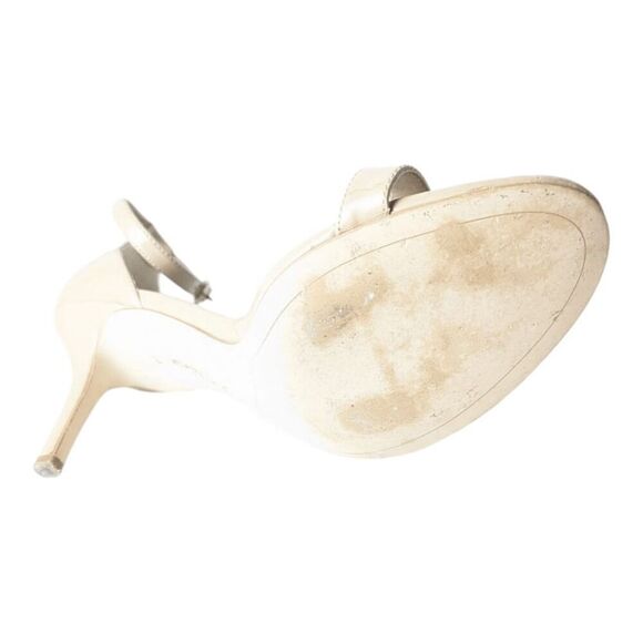 SAM EDELMAN Pattie Tan Patent Leather Heeled Sandals Size 10M - Picture 6 of 7